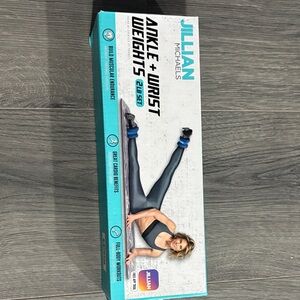 Jillian Michaels Blue Ankle and Wrist Weights